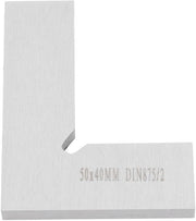 Liniaal per Houtbewerking con Marcatura Precisa - 50 x 40 mm - Formato Compattibile - Peso Leggero