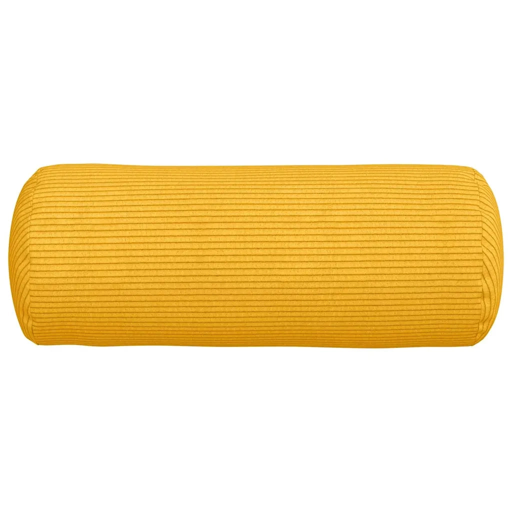 Cuscini a rullo 2 pcs Giallo Chiaro Ø 15 x 40 cm