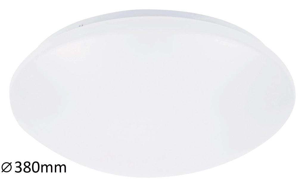 Plafoniera bagno LED Rabalux Lucas 38cm 24W bianca IP44