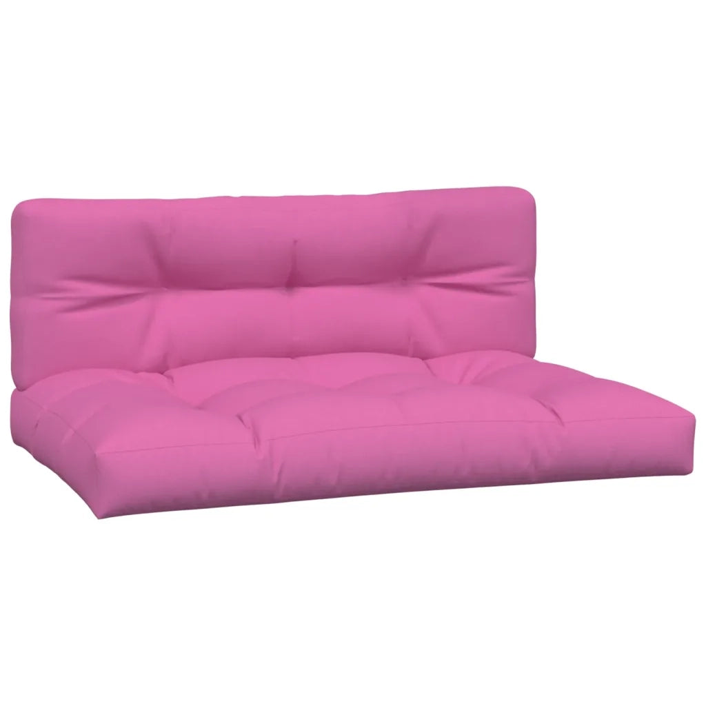 Cuscini per Pallet 2 pz Rosa in Tessuto 360753