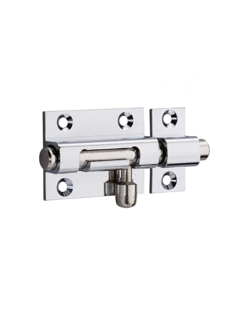 Chiusura a chiavistello per porta, ottone cromato, Ø 8 mm, 40 x 30 mm – THIRARD