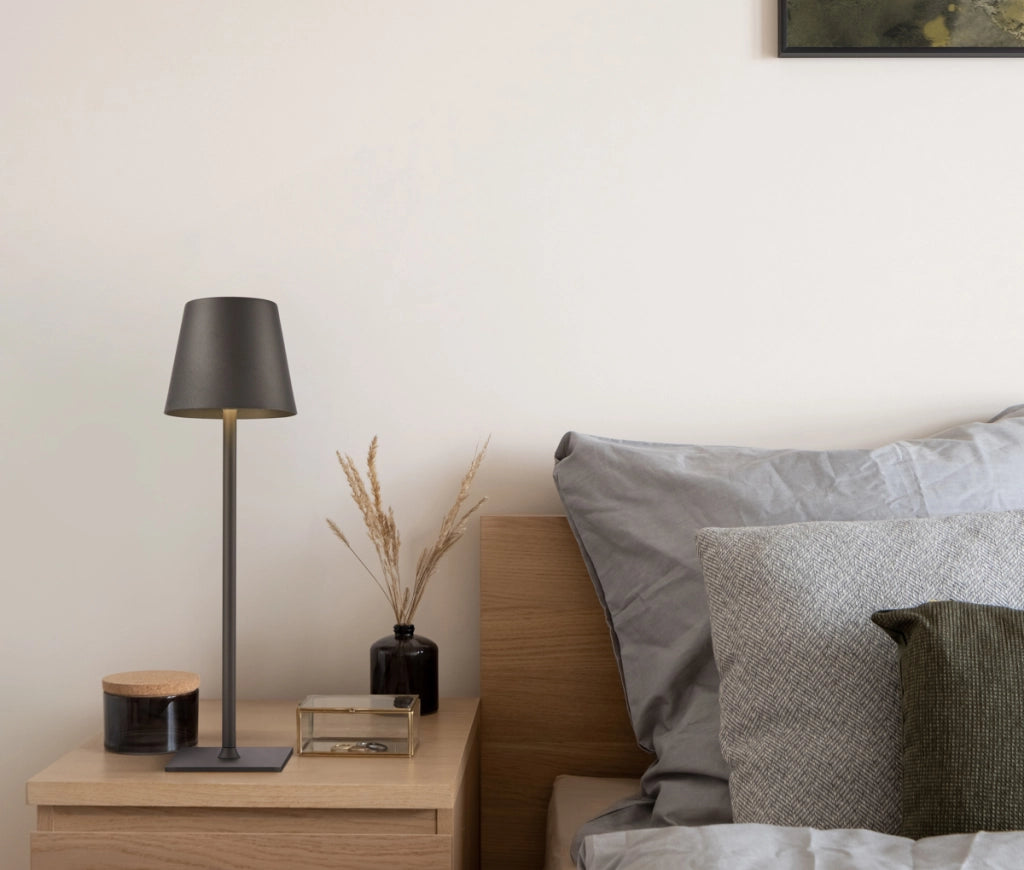 Lampada da tavolo portatile grafite LED 5W Atlis Italux