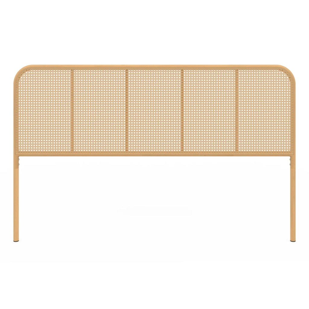 IDMarket - Cabecero de madera y caña FLORA 160 CM