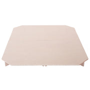 Piattaforma per letto ad acqua Doppia dimensione 140 cm 6 Base in legno a cinque croci