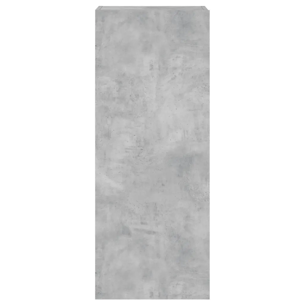 Mobile TV Parete-Credenza per TV sospesa-Console TV  Grigio Cemento 40,5x30x102cm Legno Multistrato