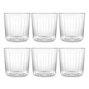 Set 6 Bicchieri da Tavola in Vetro Ottico Aura 37 cm Tognana