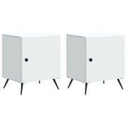 Armadio da Notte 2 pcs Bianco 43 x 34,5 x 50 cm 895486