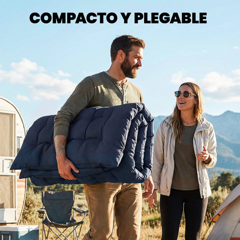 Tappetino da Campeggio Pieghevole Portatile ¨C zephmum ¨C Grigio Scuro