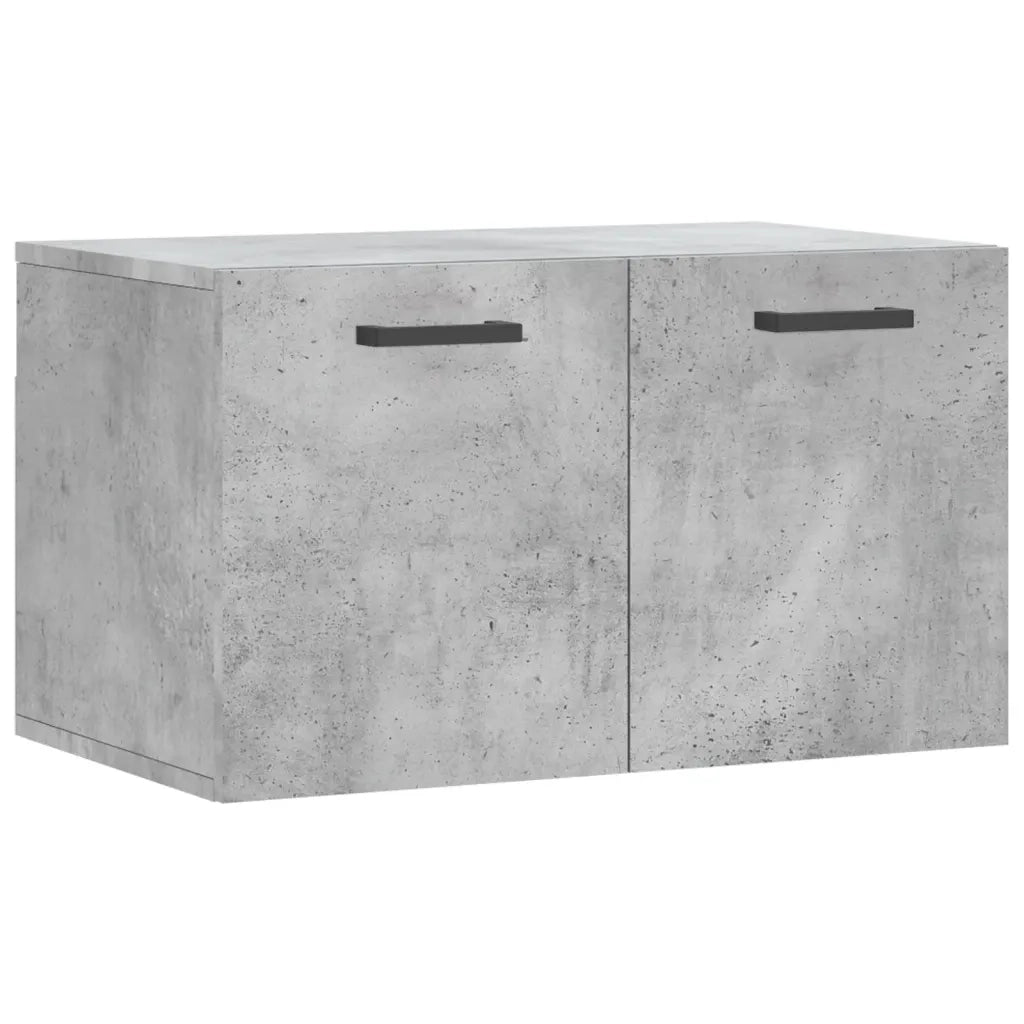 Mobile a Parete Grigio Cemento 60x36,5x35 cm Legno Multistrato 830024