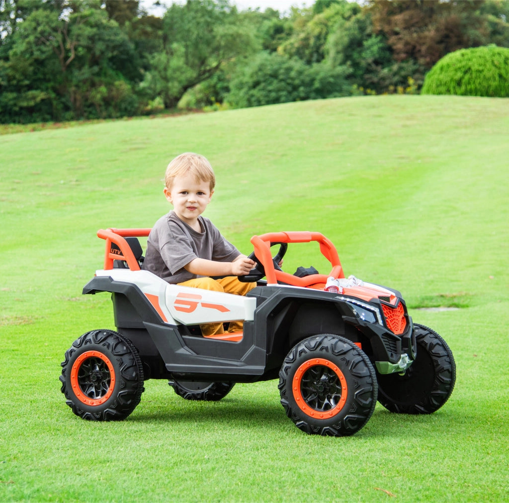 Auto elettrica per bambini ¨C Xylo ¨C 2 posti, telecomando, verde