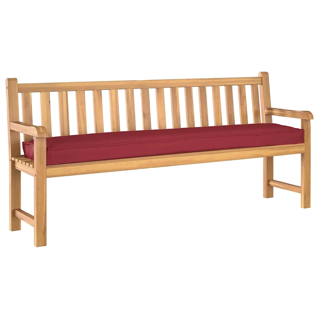 Set di Cuscini per Pallet 2 pcs Rosso Vino 200 x 40 x 8 cm 42001734