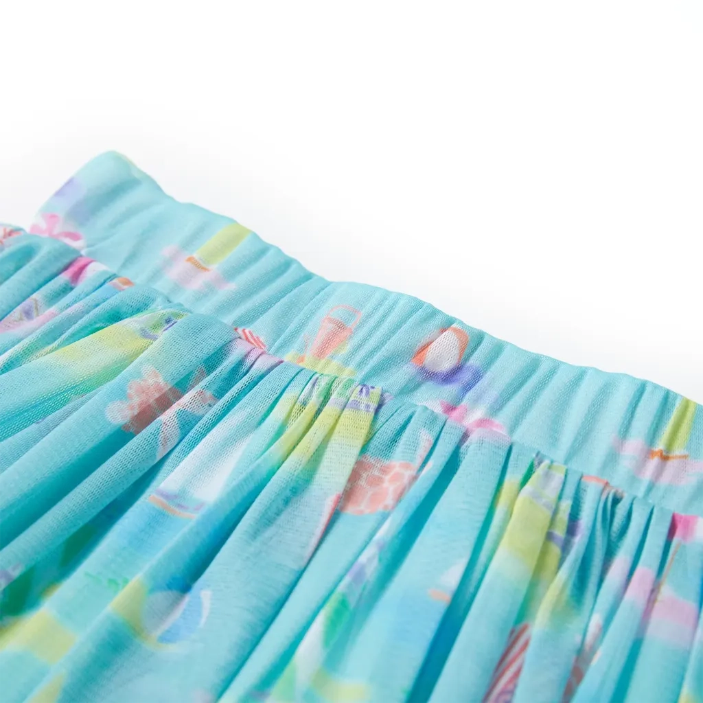 Gonna Plissettata da Bambina Acqua Chiaro 116 CFW6266301