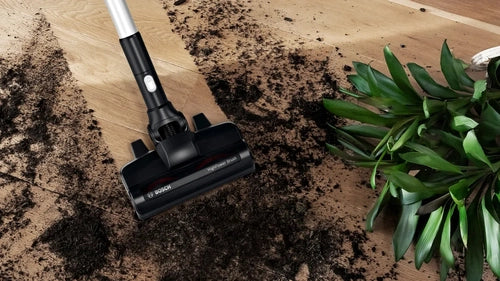 Bosch BSS715FRSH scopa elettrica Aspirapolvere a bastone 2 in 1 Batteria Secco Senza sacchetto 0,3 L Nero, Argento 5 Ah