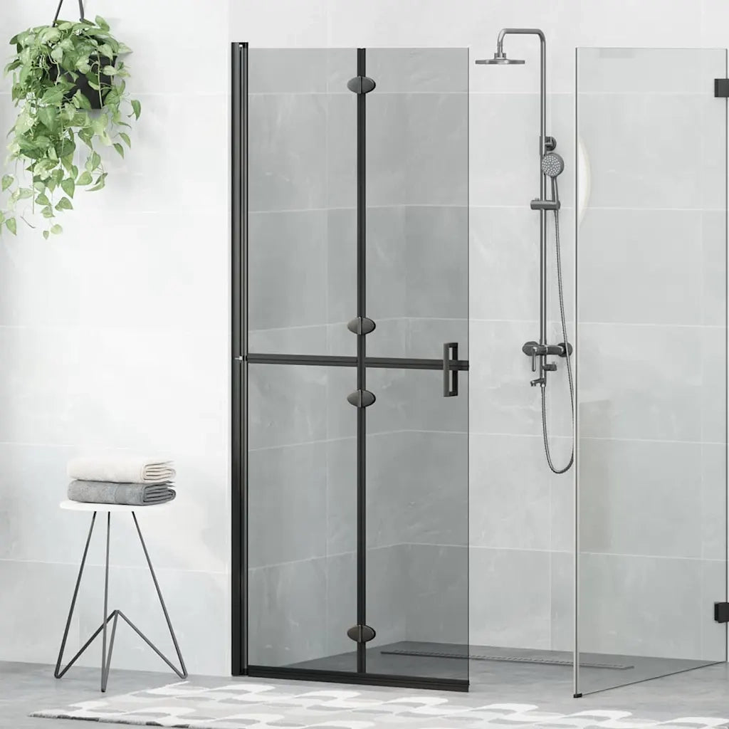 Parete doccia walk-in Nero 80 x 6,5 x 190 cm CFW1884827