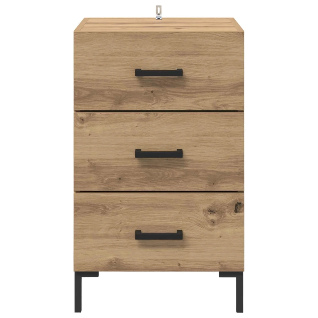 Armadio da Notte Rovere artigianale 40 x 40 x 66 cm