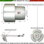 Chiera Boccola Acetalica 6 Principi Trainata dalla Vite Senza Fine Tramite lo  Stelo Retrattile Apre Chiude il Cancello Ricambio Dei Motori Elettrici Cancello Automatico del Motore Titan Gates MPC GR