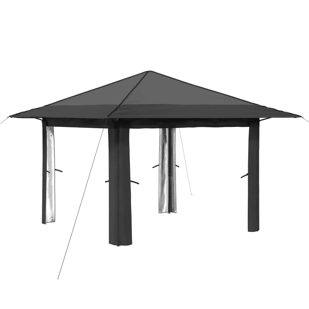 Gazebo senza Parete 3,3 x 3,3 m Grigio chiaro e Antracite 42036810