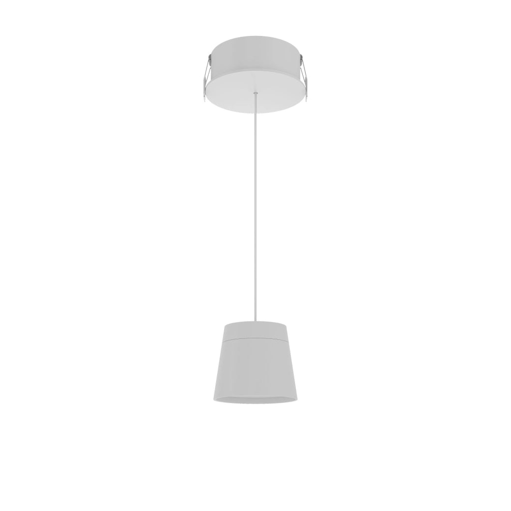 Lievo Lampada a Sospensione LED Serie Space 8W Fascio 38° Tecnologia Switch CCT Bianco Opaco Modulare per Interni Professionali e Residenziali