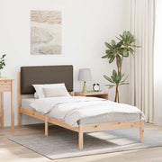 Letto con Testiera Rivestita Talpa 75 x 190 cm Pino massello