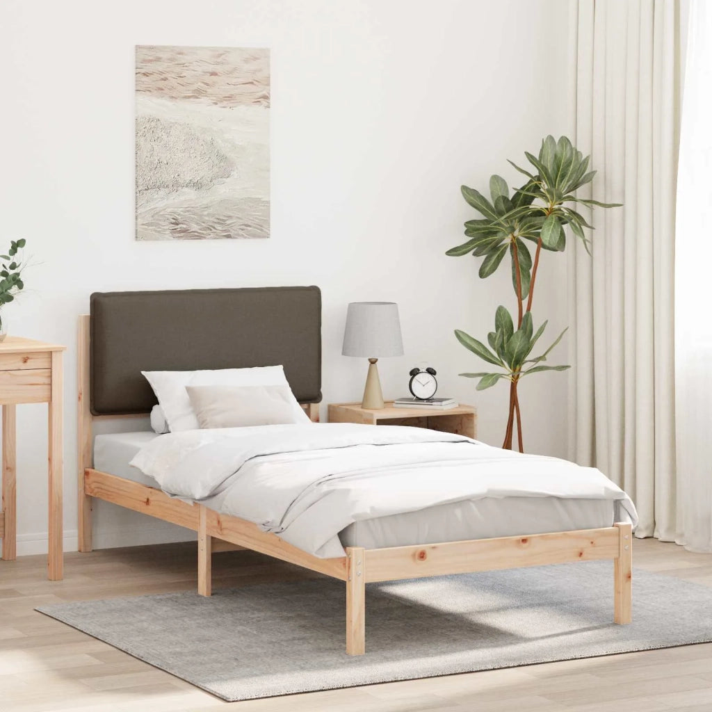 Letto con Testiera Rivestita Talpa 75 x 190 cm Pino massello