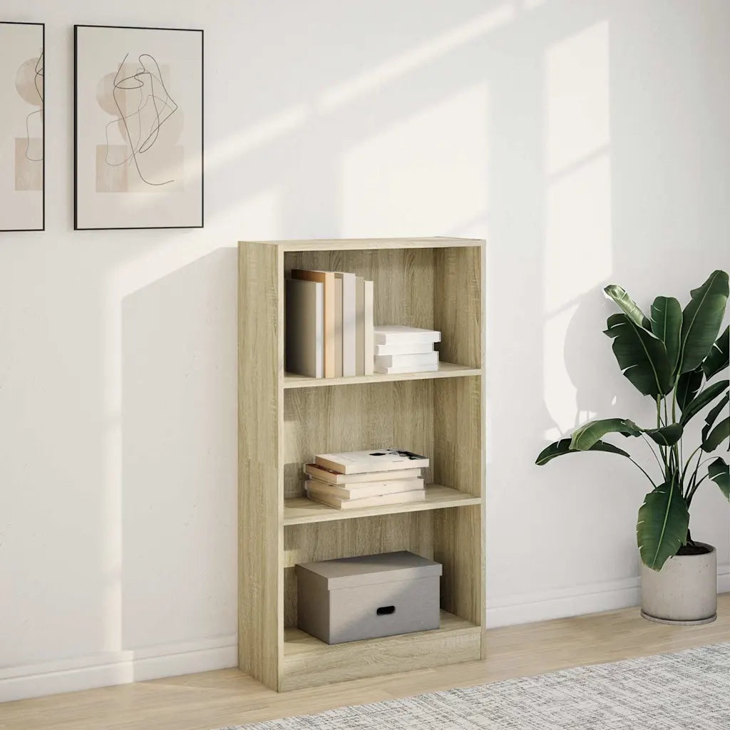 Libreria Rovere Sonoma 60x24x109 cm in Legno Multistrato 857805