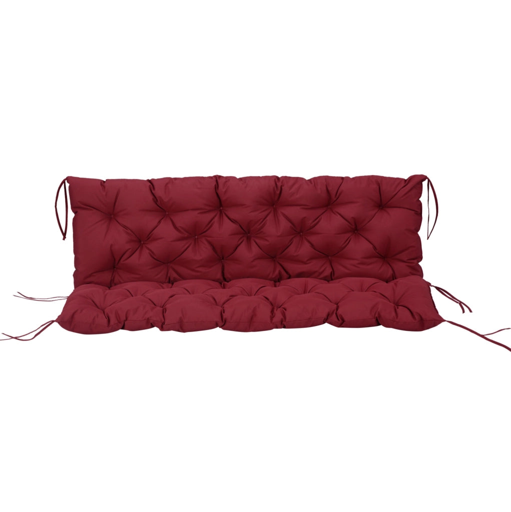 Cuscino per panca 150 x 98 x 8 cm rosso