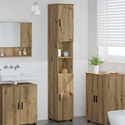 Mobile da Bagno con porta Rovere artigianale 30 x 35 x 192 cm 883343