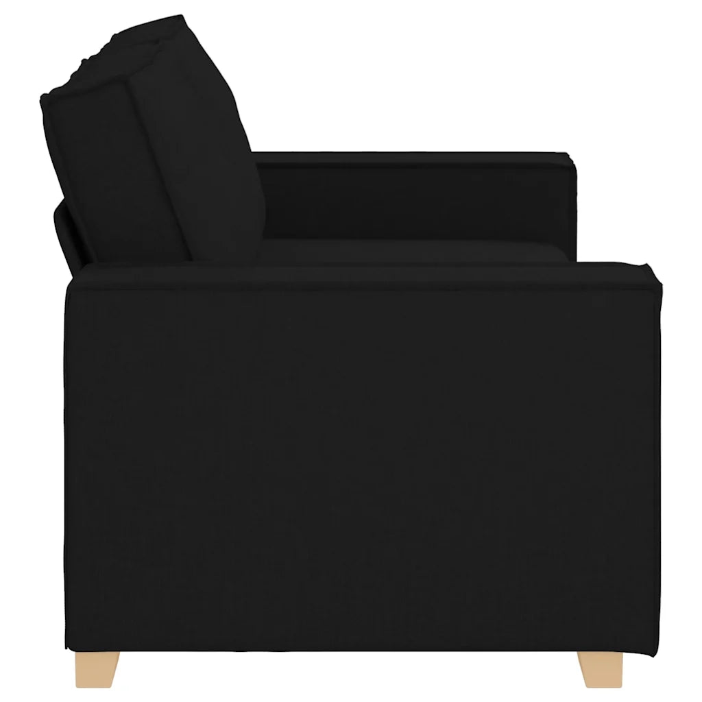Divano a 2 posti Nero 180x78x84 cm Tessuto 4104982