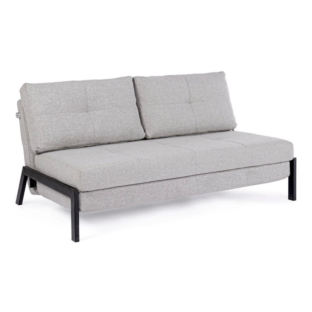 Divano Letto 2 Posti Acciaio Beige Moderno da Interno - ASHTON