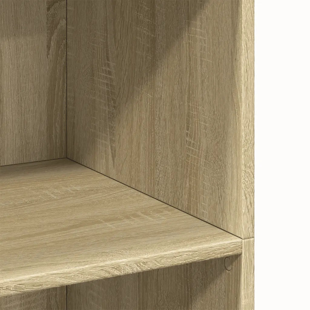 Credenza-Buffet-Armadio da cucina Rovere Sonoma 70x41x124 cm in Legno Multistrato