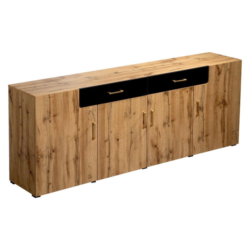 Credenza con Cassetti e Ante ¨C MINIMAL ¨C 208x39.5x80 cm