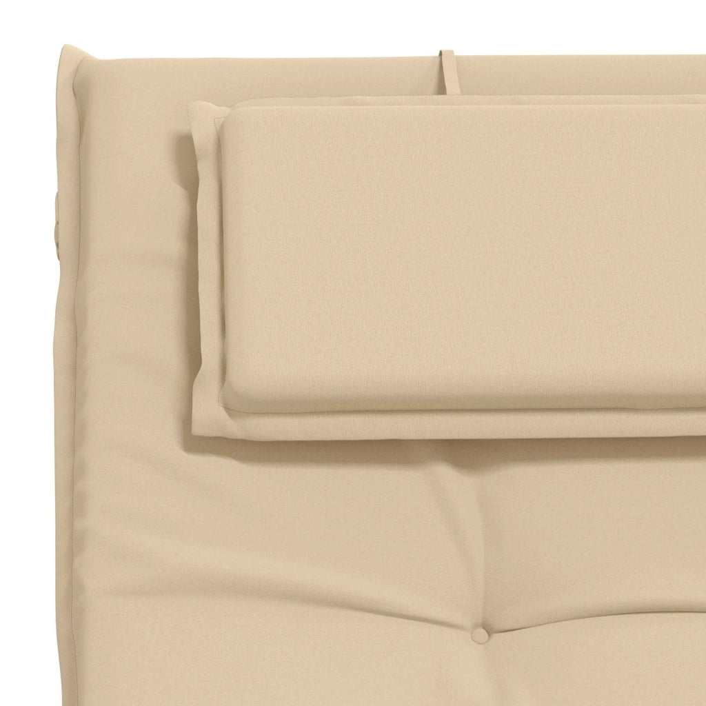 Cuscino per Lettino GEMERT 100% Poliestere Crema 947525