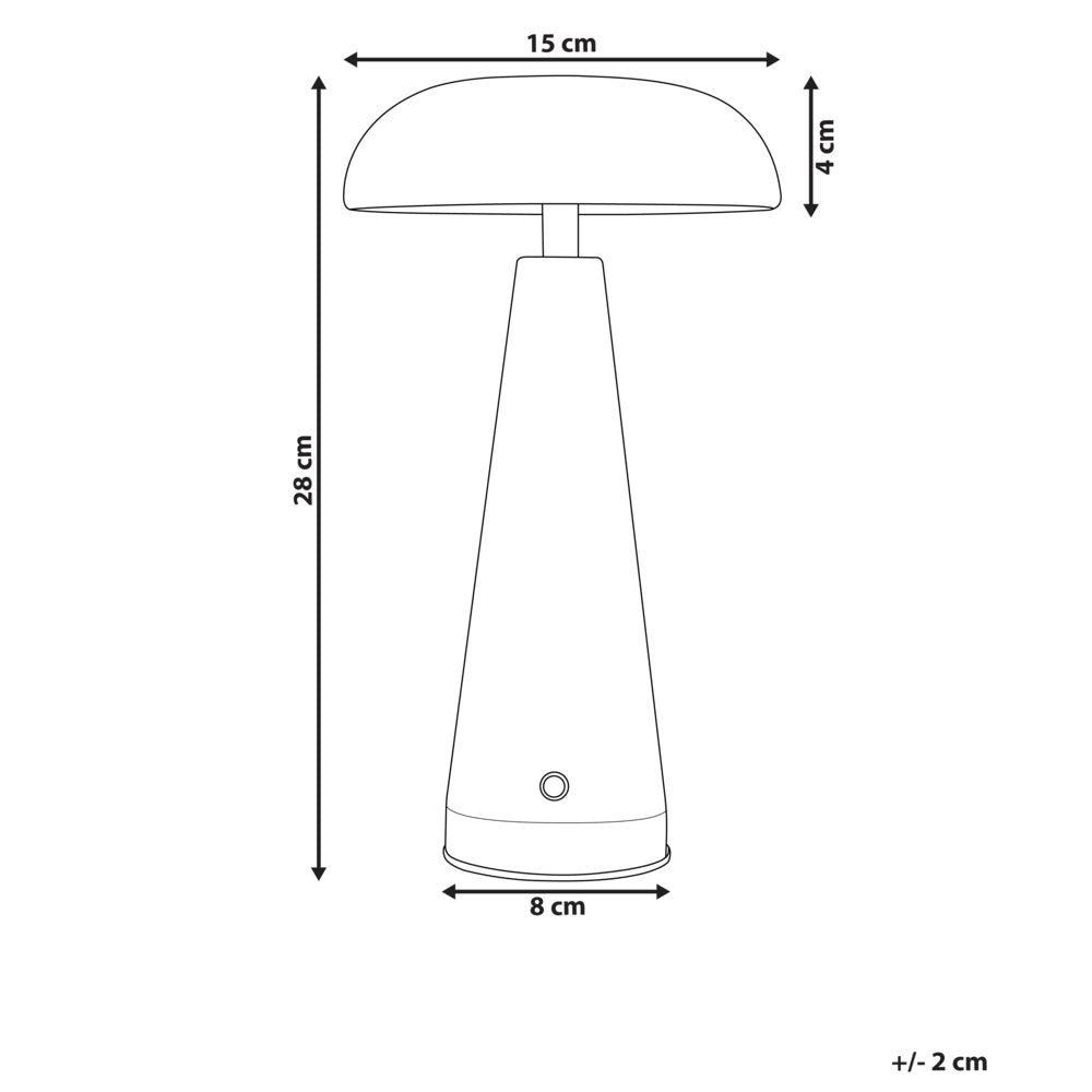 Lampada da tavolo in metallo verde per interni con dimmer senza fili Luce domestica Design moderno
