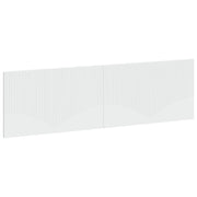 Testiera da Muro HOORN Bianco Legno ingegnerizzato 897375