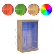 Credenza | Madia LED Rovere artigianale 60,5 x 37 x 100 cm