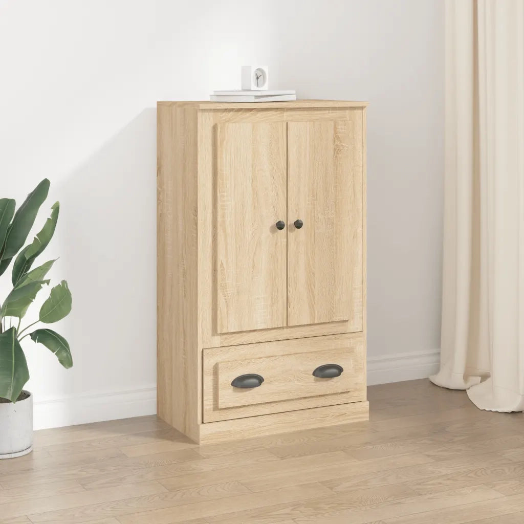 Credenza | Madia | Buffet da pranzo | Armadio da pranzo Rovere Sonoma 60x35,5x103,5 cm in Legno Multistrato