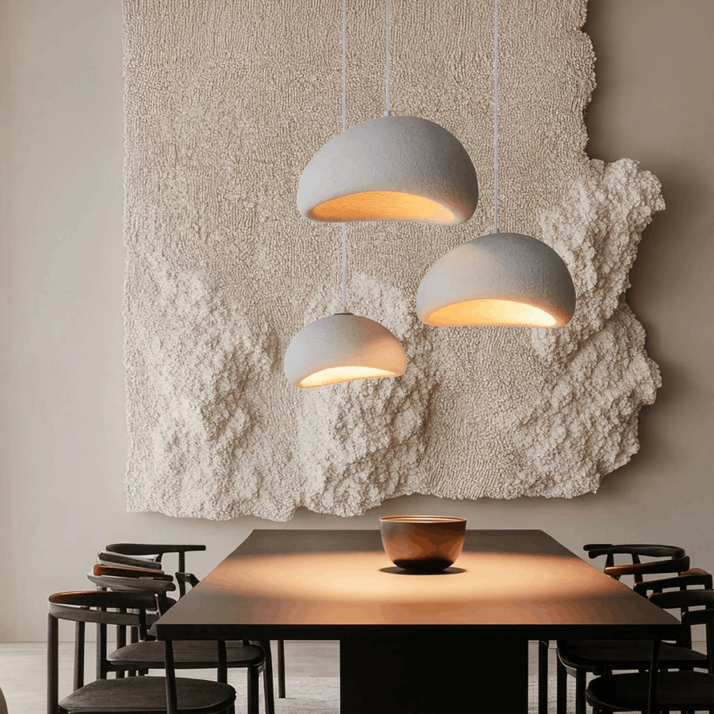 Lampada sospesa NUBE moderna bianca 1xGX53 Ø20 cm