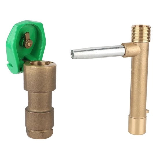 Connettore di irrigazione esterno - Flessibile a vite esterna - Irrigazione giardino - G1'' Interno - G1'' Esterno - Pressione di lavoro 1,5 MPa - Connettore di irrigazione