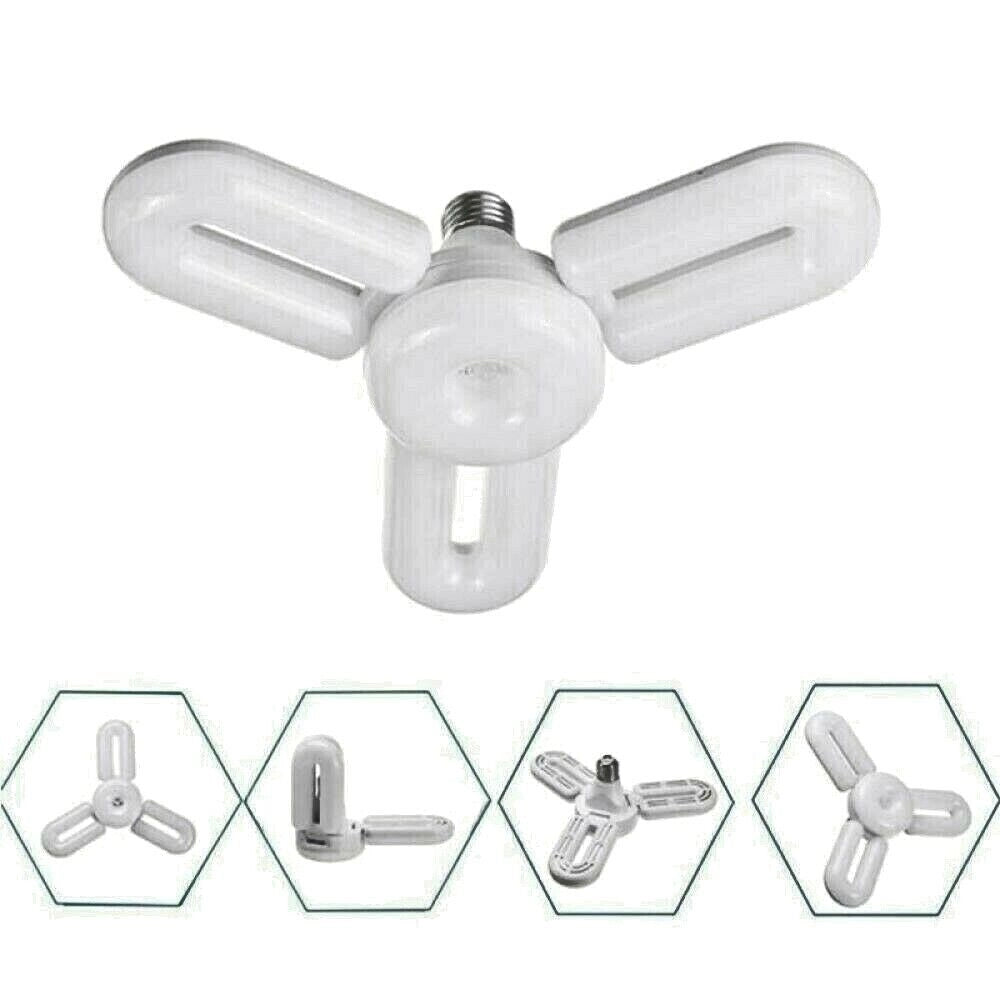 LAMPADA LAMPADARIO DEFORMABILE LED 35W 6500K 3 VIE BIANCA ATTACCO E27