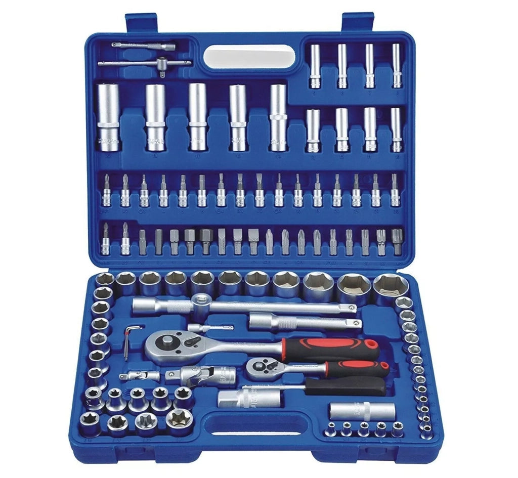 CHIAVI A BUSSOLA CHIAVI COMBINATE A CRICCHETTO VALIGETTA 108 PZ CON INSERTI