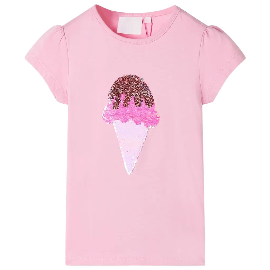 Maglietta da Bambina Fucsia 140cod mxl 93057