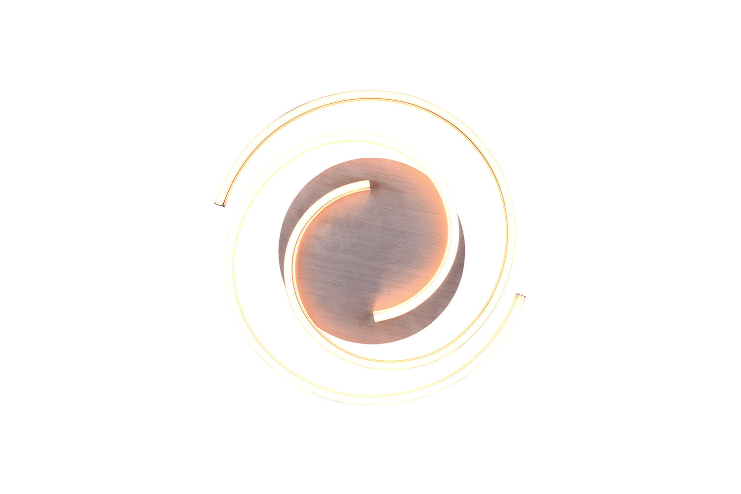 Plafoniera da Interno a LED in Metallo Alluminio spazzolato