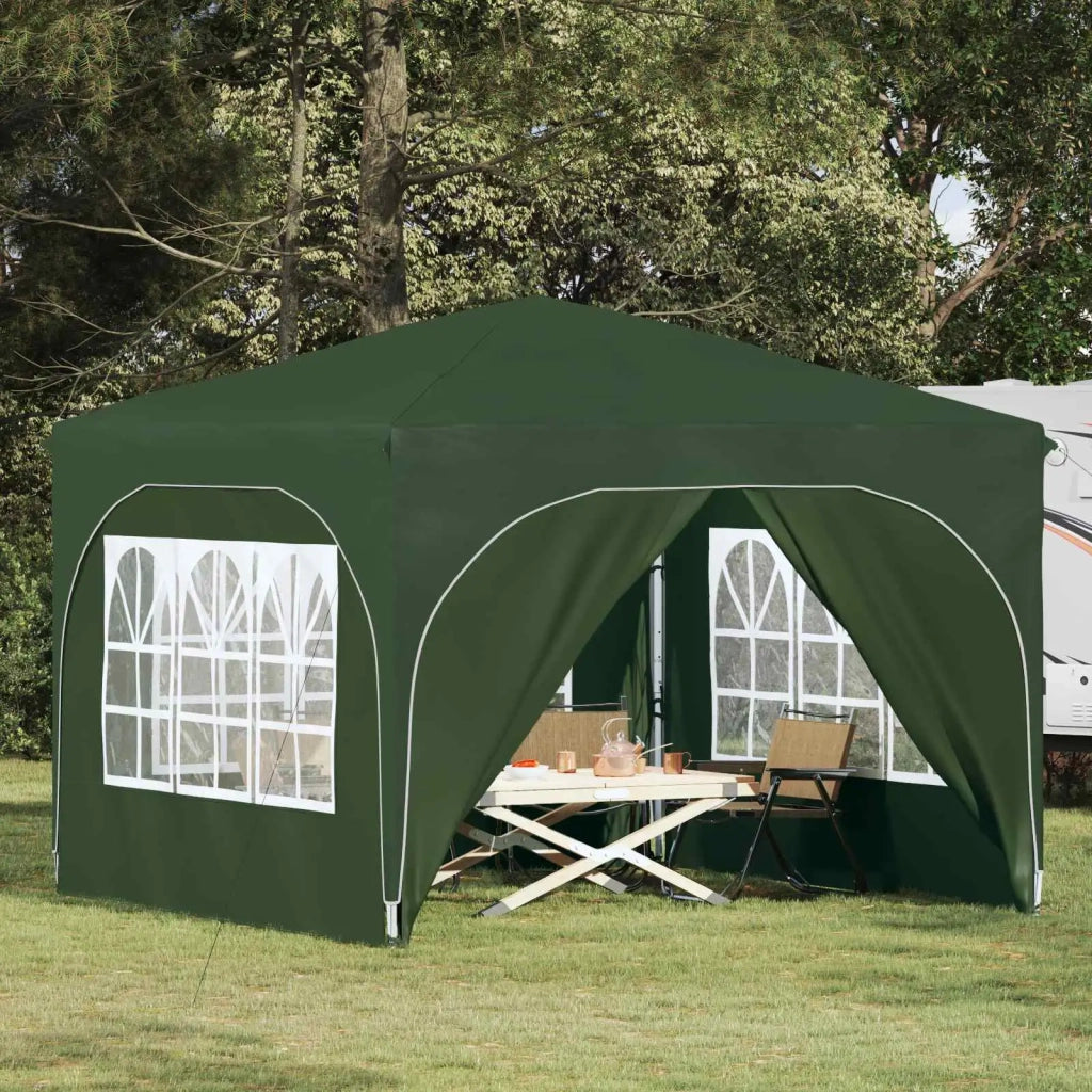 Tenda per feste a pop-up-Gazebo 290 x 290 x 245 cm Verde 106294