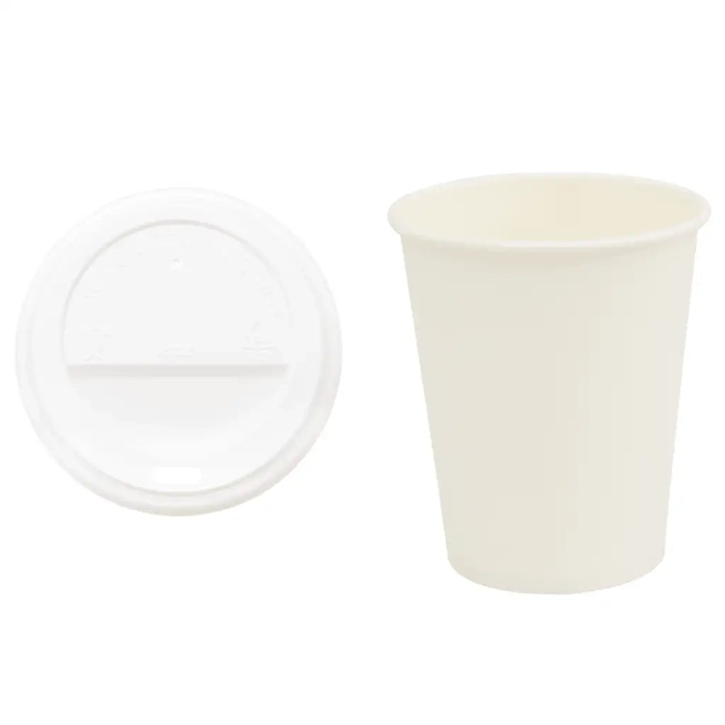 Tazze da CaffÃ¨ in Carta con Coperchi 1000 pz 8oz 200 ml