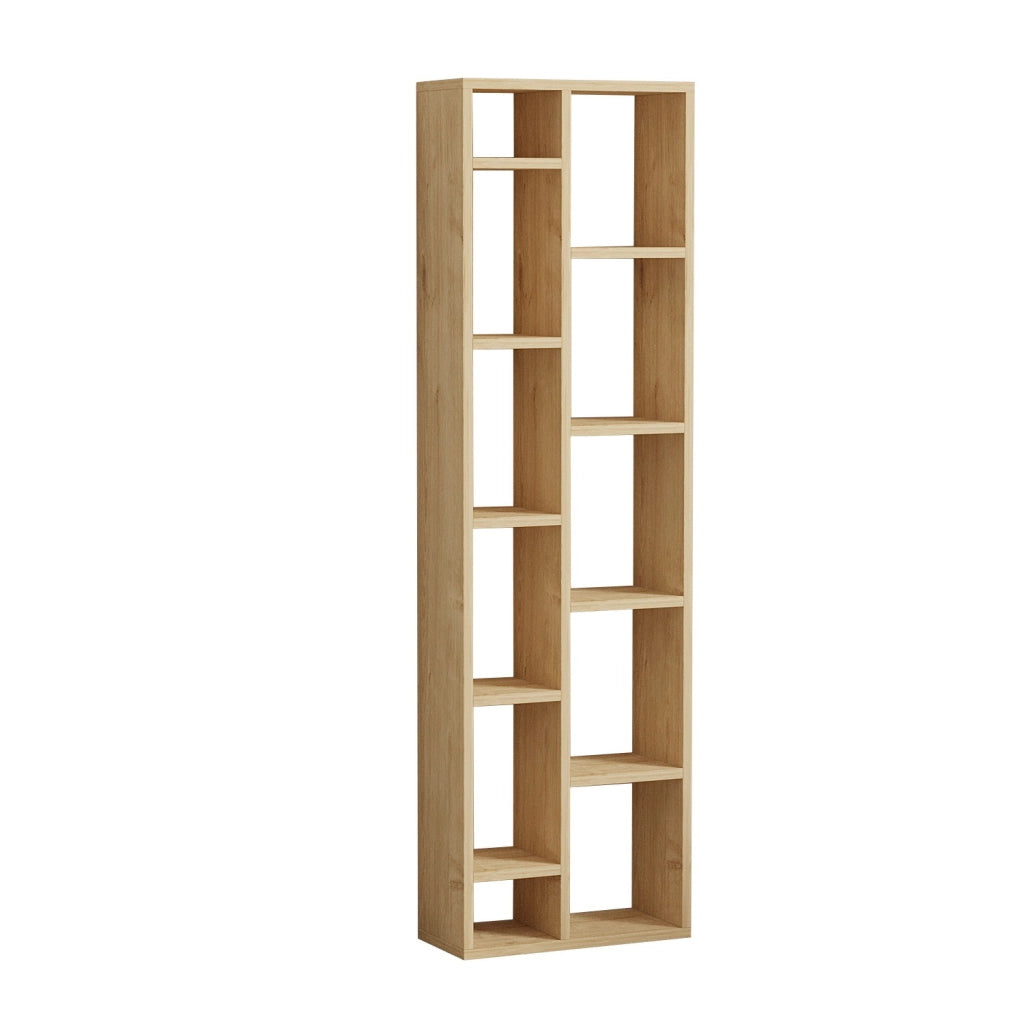 Libreria in legno "Tomi" - 45 x 20 x 150 cm - Rovere Zaffiro