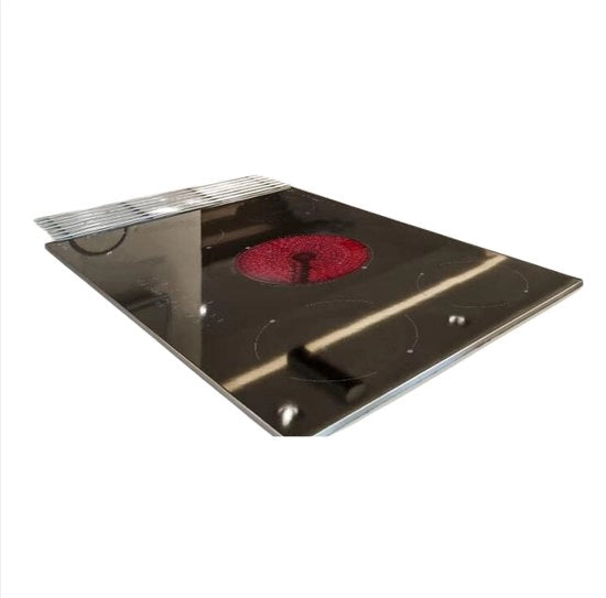 Fornello Elettrico a 5 Fiamme - Cucina Induttiva 77 cm Controllo Tattile e Timer - Fornello Induttivo a 5 Fiamme Efficace nell'Energia e Blocco di Sicurezza - 4 70