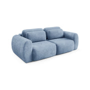 Golgi, Divano Letto 2 Posti Contenitore, 266x121 cm blu