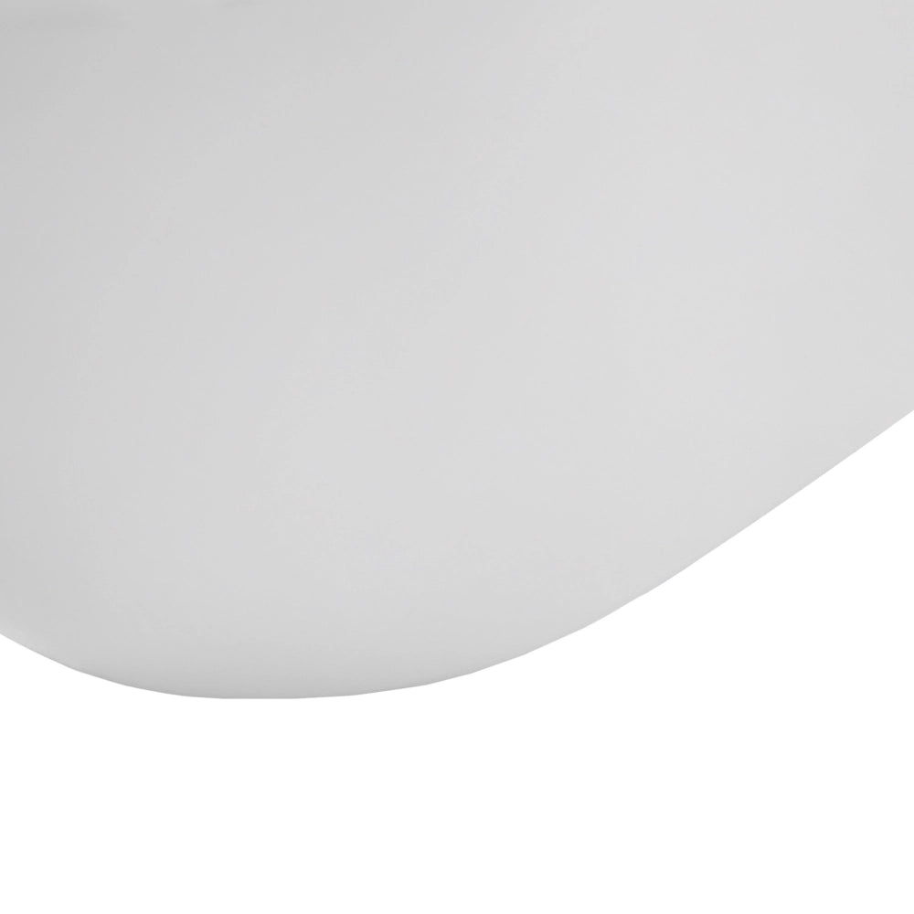 Bagno bianco con argento sanitario acrilico singolo 150 x 75 cm autoportante moderno