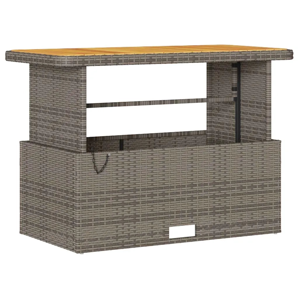 Set da Pranzo per Giardino | Set Salotto da Giardino Grigio polyrattan