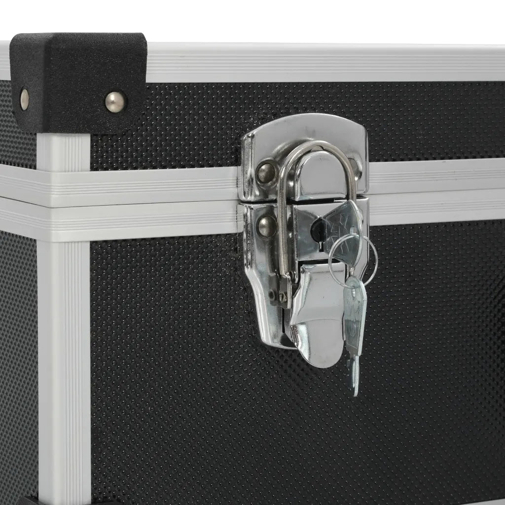 Valigetta per Attrezzi 46x33x16 cm Nera in Alluminio CFW2316965